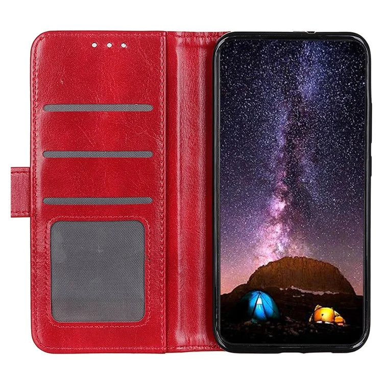 For Xiaomi 14T Pro Case Crazy Horse Texture PU Leather Phone Stand Cover