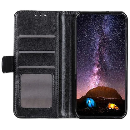 For Xiaomi 14T Case Crazy Horse Texture PU Leather Phone Stand Cover