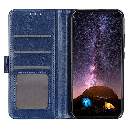 For Xiaomi 14T Case Crazy Horse Texture PU Leather Phone Stand Cover