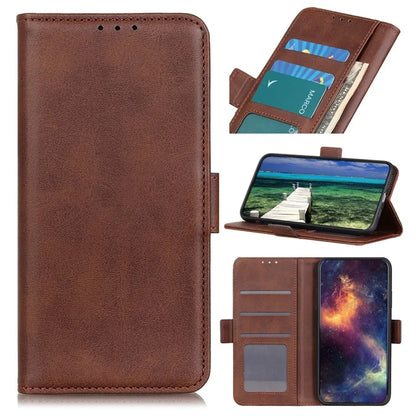 For Xiaomi 14T Case Stand Cowhide Texture PU Leather Phone Cover