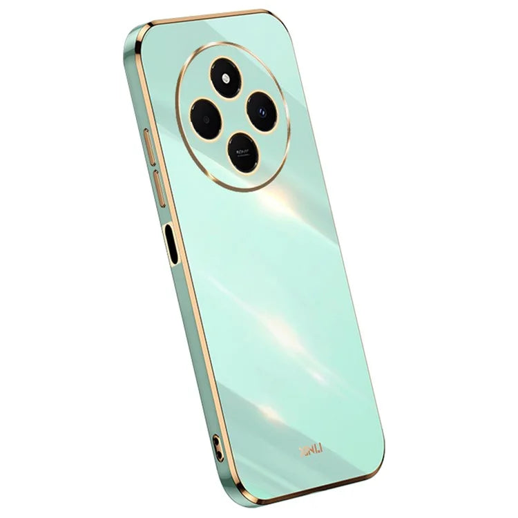 XINLI For Xiaomi Redmi 14C 4G Case TPU Phone Cover with Electroplating Frame