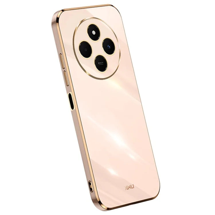 XINLI For Xiaomi Redmi 14C 4G Case TPU Phone Cover with Electroplating Frame