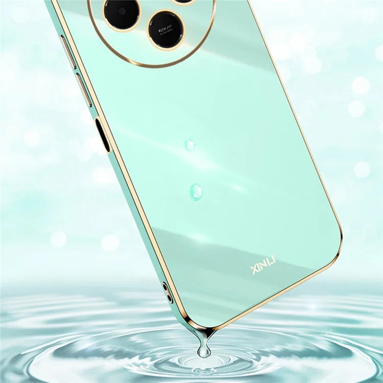 XINLI For Xiaomi Redmi 14C 4G Case TPU Phone Cover with Electroplating Frame