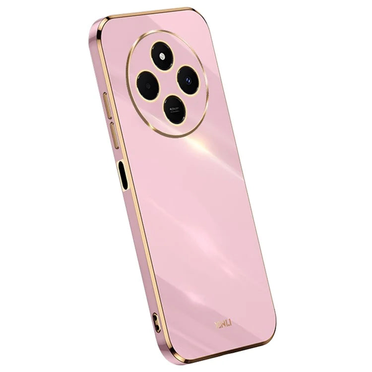 XINLI For Xiaomi Redmi 14C 4G Case TPU Phone Cover with Electroplating Frame