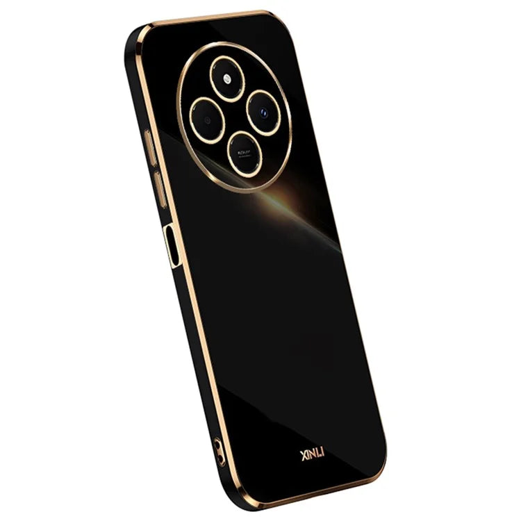 XINLI For Xiaomi Redmi 14C 4G Case TPU Phone Cover with Electroplating Frame