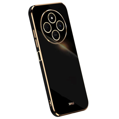 XINLI For Xiaomi Redmi 14C 4G Case TPU Phone Cover with Electroplating Frame