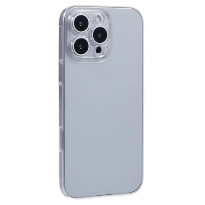 For iPhone 16 Pro Case Shock-Absorption Hard PC Phone Cover Transparent (Precise Lens Cutouts)