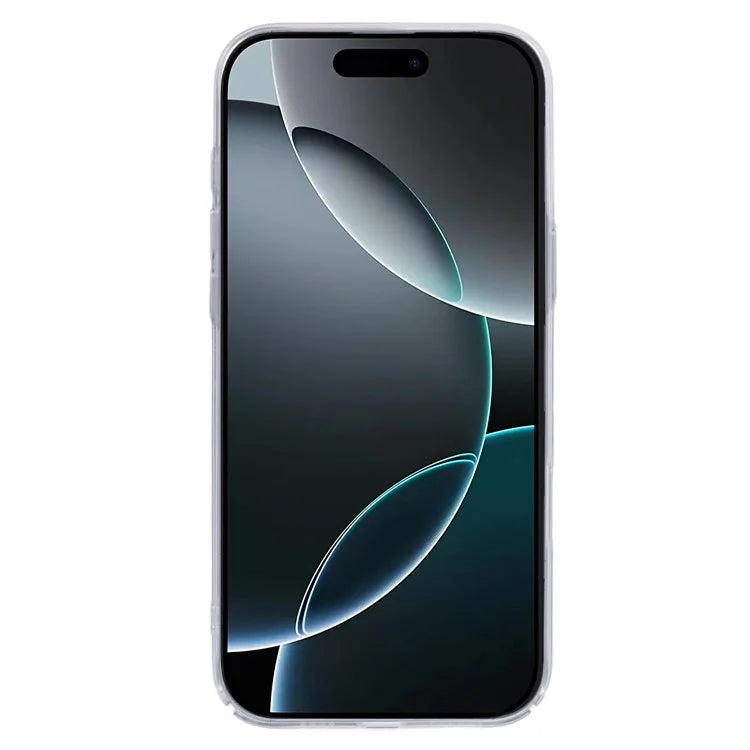 For iPhone 16 Pro Case Shock-Absorption Hard PC Phone Cover Transparent (Precise Lens Cutouts)