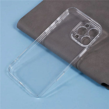 For iPhone 16 Pro Case Shock-Absorption Hard PC Phone Cover Transparent (Precise Lens Cutouts)