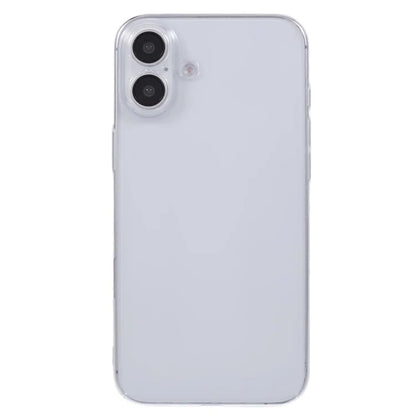 For iPhone 16 Plus Case Shock-Absorption Hard PC Phone Cover Transparent (Precise Lens Cutouts)