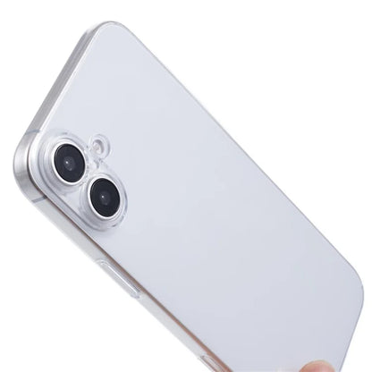 For iPhone 16 Plus Case Shock-Absorption Hard PC Phone Cover Transparent (Precise Lens Cutouts)