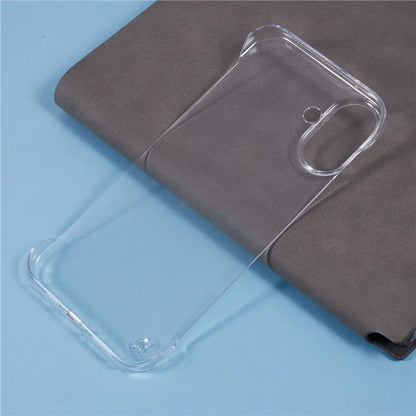 For iPhone 16 Plus Case Transparent PC Borderless Phone Cover