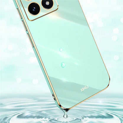 XINLI For Xiaomi 14T Case TPU Phone Cover with Electroplating Frame