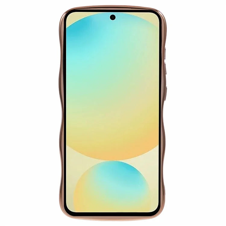 For Samsung Galaxy A54 5G Case Love Hearts TPU Phone Cover Curly Wave Frame Large Window