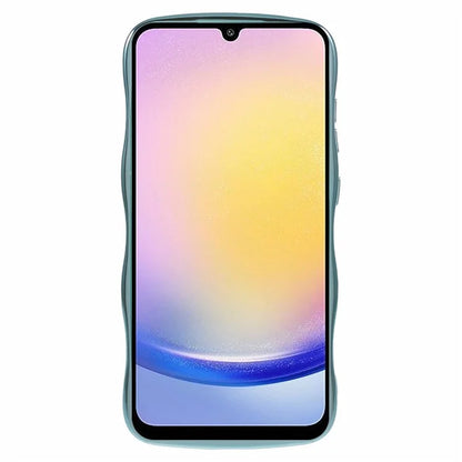 For Samsung Galaxy A34 5G Case Love Hearts TPU Phone Cover Curly Wave Frame Large Window