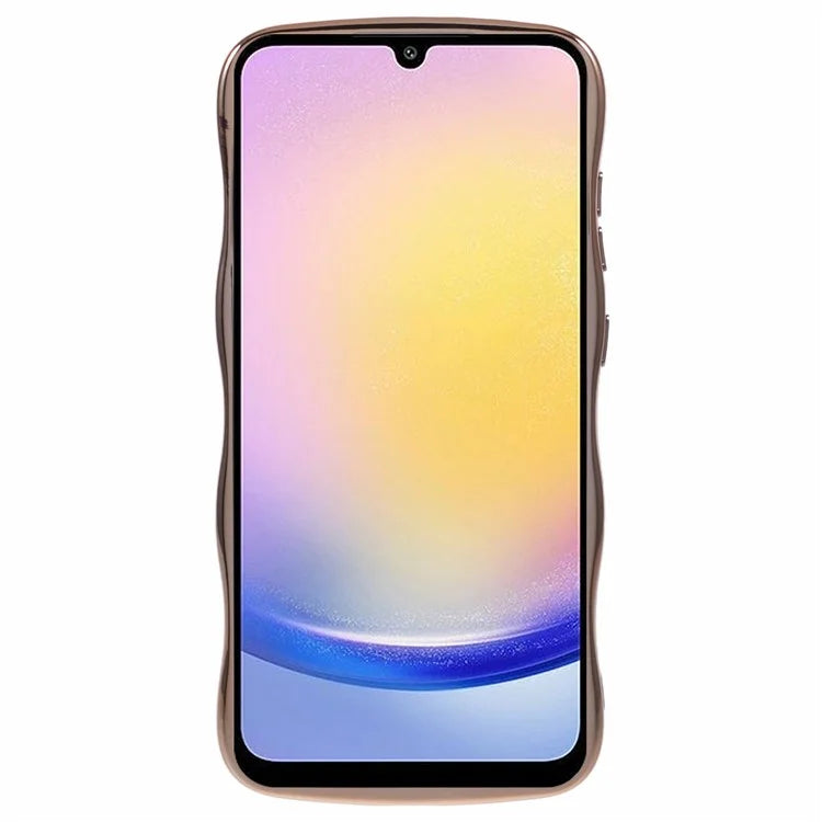 For Samsung Galaxy A15 4G / 5G Case Love Hearts TPU Phone Cover Curly Wave Frame Large Window