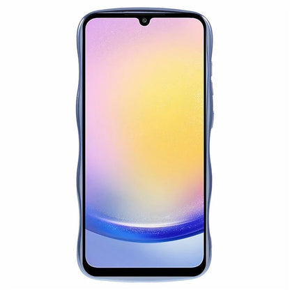For Samsung Galaxy A15 4G / 5G Case Love Hearts TPU Phone Cover Curly Wave Frame Large Window
