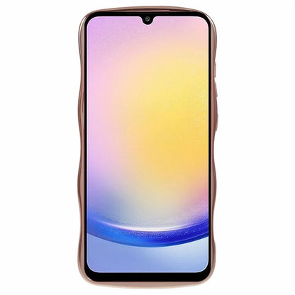For Samsung Galaxy A15 4G / 5G Case Love Hearts TPU Phone Cover Curly Wave Frame Large Window