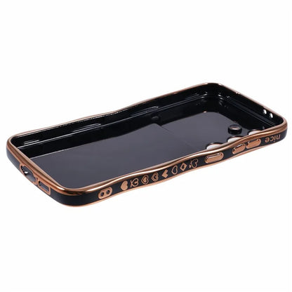 For Samsung Galaxy S24 Case Love Hearts TPU Phone Cover Curly Wave Frame Large Window