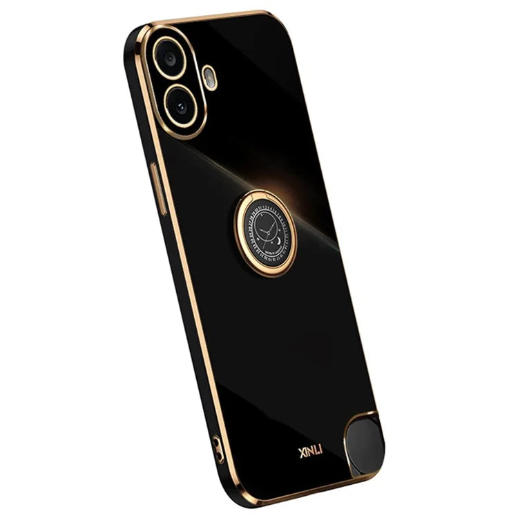 XINLI For Nothing CMF Phone 1 Case Ring Kickstand Electroplating TPU Phone Cover