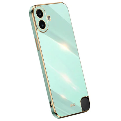 XINLI For Nothing CMF Phone 1 Case TPU Phone Cover with Electroplating Frame