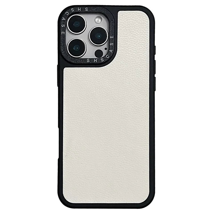 For iPhone 16 Pro Case PC+TPU+PU Leather Anti-Drop Phone Cover