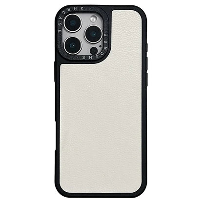 For iPhone 16 Pro Case PC+TPU+PU Leather Anti-Drop Phone Cover