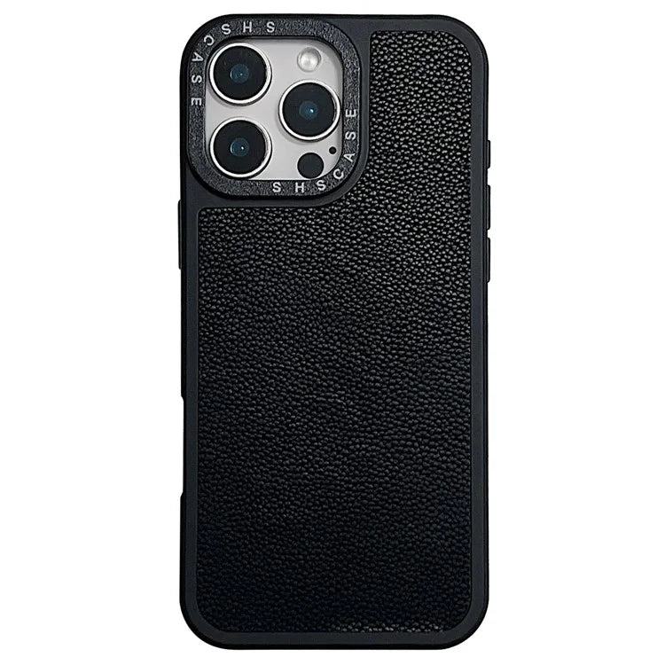 For iPhone 16 Pro Case PC+TPU+PU Leather Anti-Drop Phone Cover