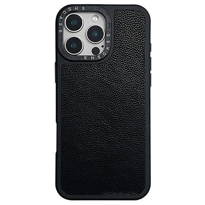 For iPhone 16 Pro Case PC+TPU+PU Leather Anti-Drop Phone Cover