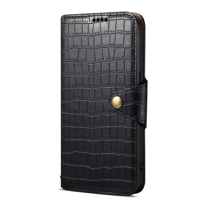 For iPhone 16 Pro Case Wallet Crocodile Texture Leather Phone Cover