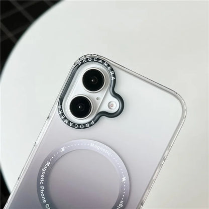 For iPhone 16 Plus Case Compatible with MagSafe IMD Matte Gradient Hard PC Phone Cover