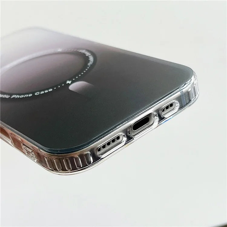 For iPhone 16 Plus Case Compatible with MagSafe IMD Matte Gradient Hard PC Phone Cover