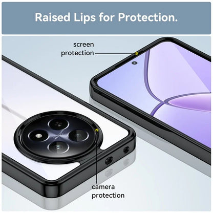 For Realme 13 5G / 12 5G / 12x 5G / Narzo N65 5G / Narzo 70x 5G / C65 5G Case TPU +Acrylic Phone Cover