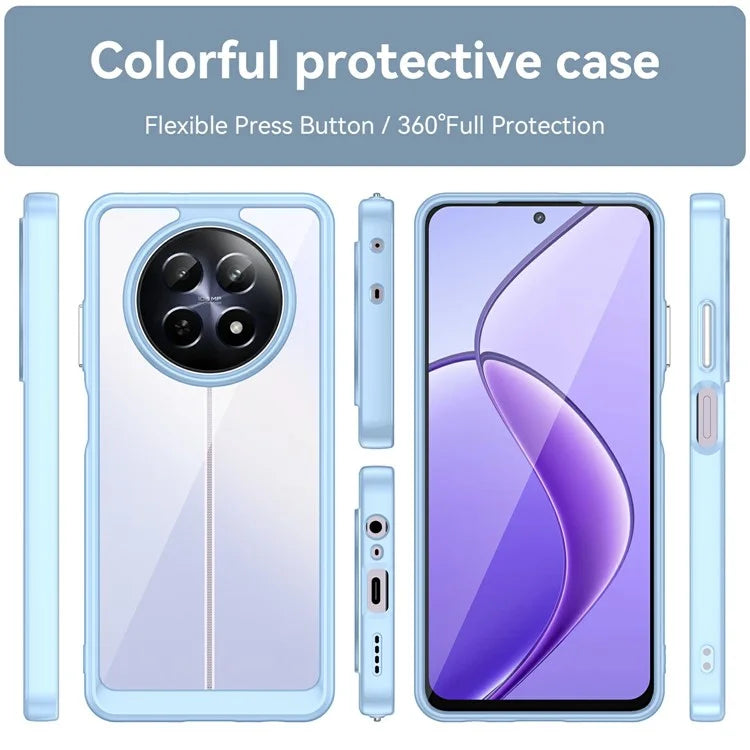 For Realme 13 5G / 12 5G / 12x 5G / Narzo N65 5G / Narzo 70x 5G / C65 5G Case TPU +Acrylic Phone Cover