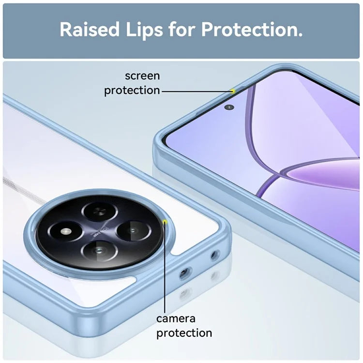 For Realme 13 5G / 12 5G / 12x 5G / Narzo N65 5G / Narzo 70x 5G / C65 5G Case TPU +Acrylic Phone Cover