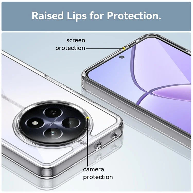 For Realme 13 5G / 12 5G / 12x 5G / Narzo N65 5G / Narzo 70x 5G / C65 5G Case TPU +Acrylic Phone Cover