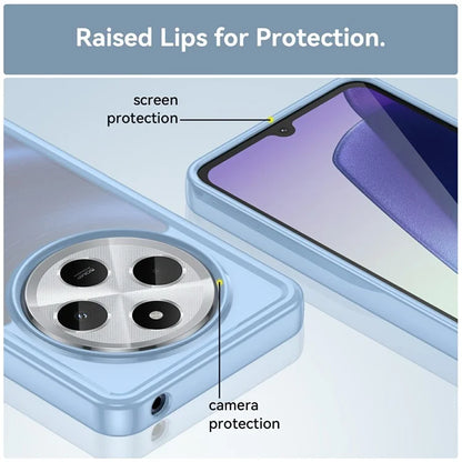 For Xiaomi Redmi 14C 4G / 14R 5G Case TPU +Acrylic Protective Clear Phone Cover