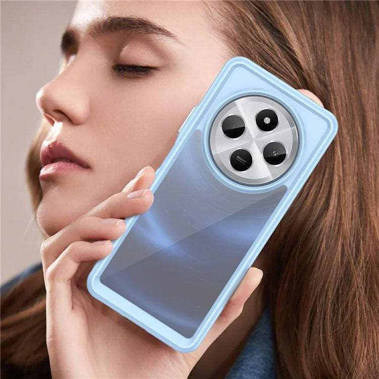 For Xiaomi Redmi 14C 4G / 14R 5G Case TPU +Acrylic Protective Clear Phone Cover