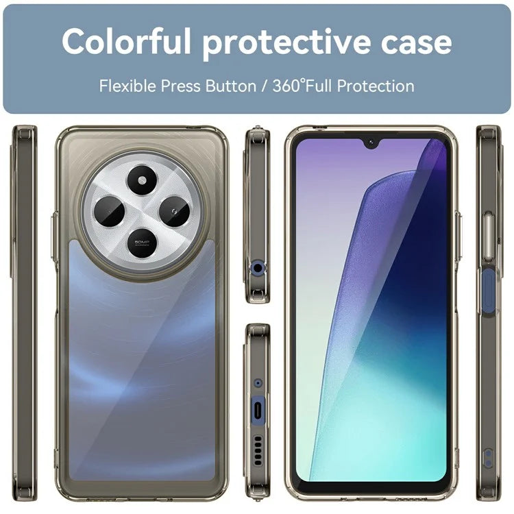 For Xiaomi Redmi 14C 4G / 14R 5G Case TPU +Acrylic Protective Clear Phone Cover
