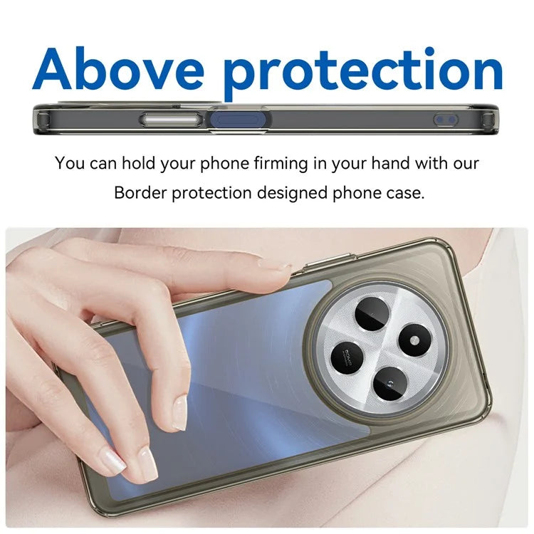 For Xiaomi Redmi 14C 4G / 14R 5G Case TPU +Acrylic Protective Clear Phone Cover