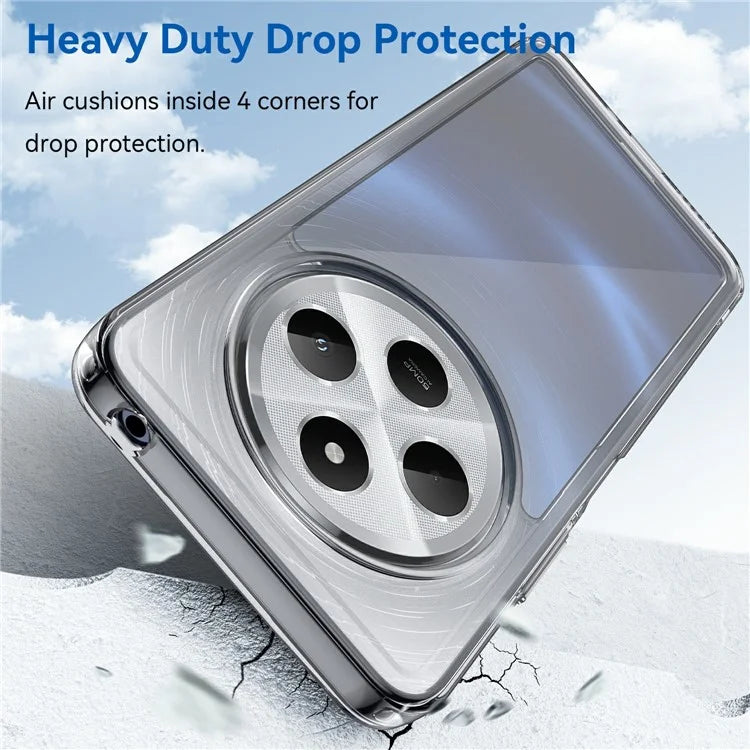 For Xiaomi Redmi 14C 4G / 14R 5G Case TPU +Acrylic Protective Clear Phone Cover