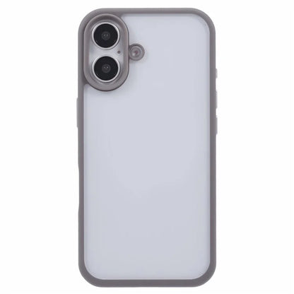 For iPhone 16 Plus Case TPU+PC Crystal Clear Back Cover with Lanyard Holes