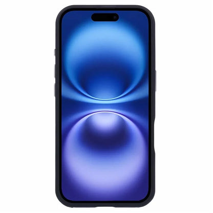 For iPhone 16 Plus Case TPU+PC Crystal Clear Back Cover with Lanyard Holes