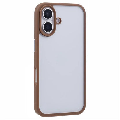 For iPhone 16 Plus Case TPU+PC Crystal Clear Back Cover with Lanyard Holes