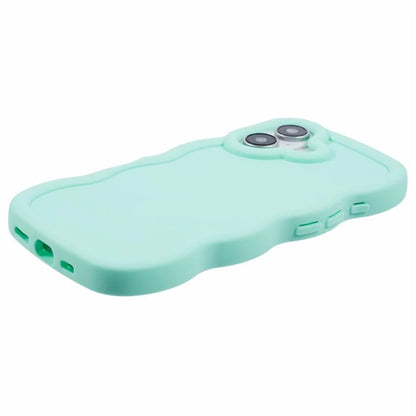 XL Series For iPhone 16 Plus Case TPU Protective Phone Cover Unique Curly Wave Frame