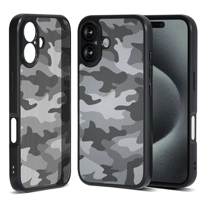 IBMRS For iPhone 16 Case TPU + PC Heavy Duty Shockproof Phone Cover Camera Protection
