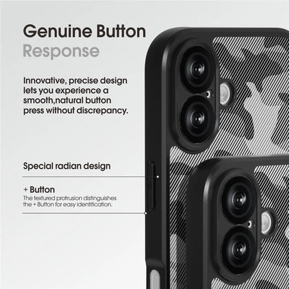 IBMRS For iPhone 16 Case TPU + PC Heavy Duty Shockproof Phone Cover Camera Protection