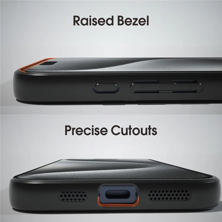 IBMRS For iPhone 16 Pro Max Case TPU + PC Heavy Duty Shockproof Phone Cover Camera Protection