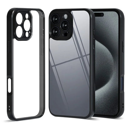 IBMRS For iPhone 16 Pro Max Case TPU + PC Heavy Duty Shockproof Phone Cover Camera Protection