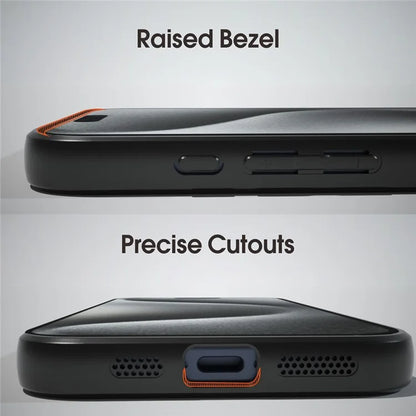 IBMRS For iPhone 16 Pro Max Case TPU + PC Heavy Duty Shockproof Phone Cover Camera Protection